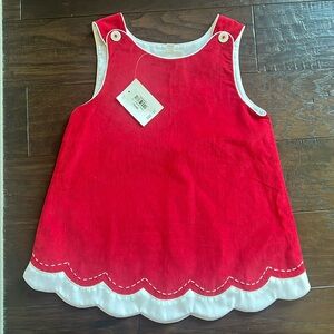 The Proper Peony Hazel Jumper in Red Cord